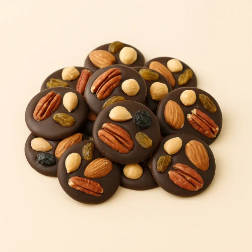 Schokoladen-Studentenplätzchen Zartbitter