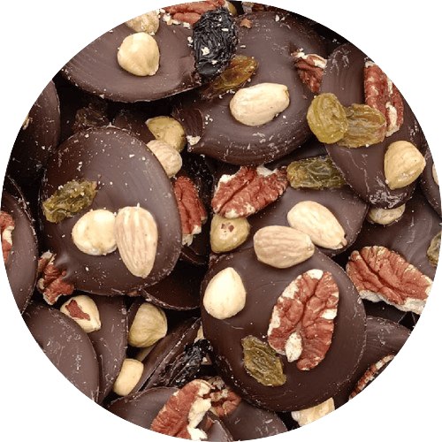 Schokoladen Studentenplätzchen Zartbitter