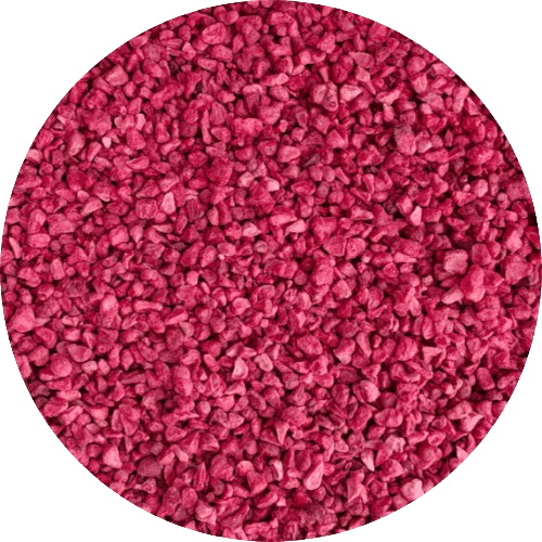 Gefriergetrocknete Himbeeren