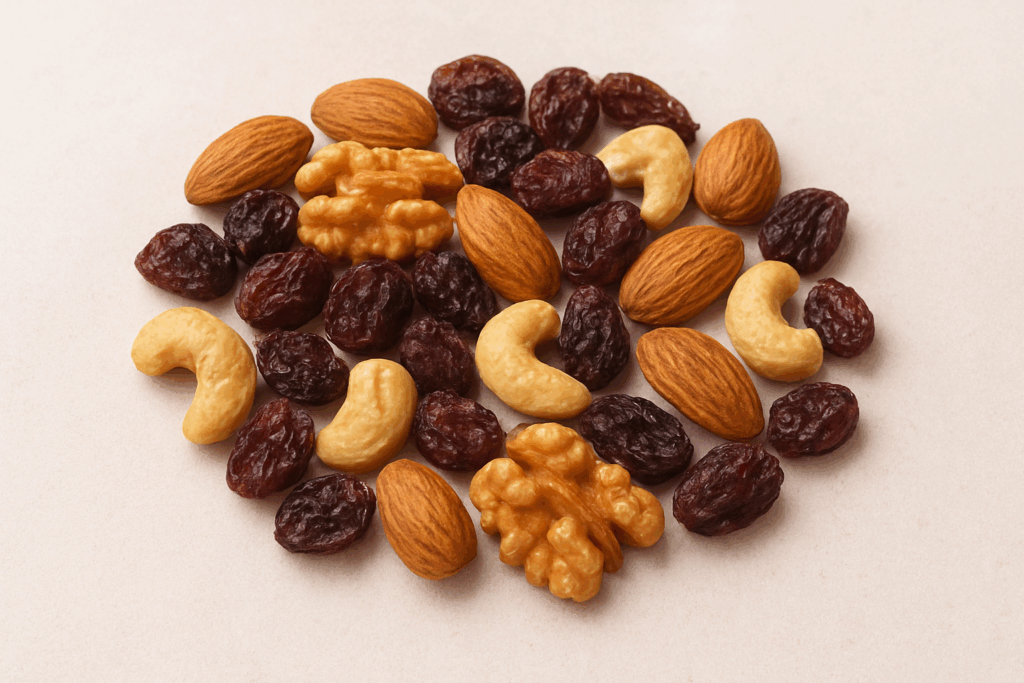 Sind Nüsse in Kombination mit Trockenfrüchten auch lecker und gesund?