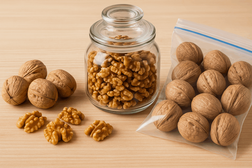 Nüsse richtig lagern