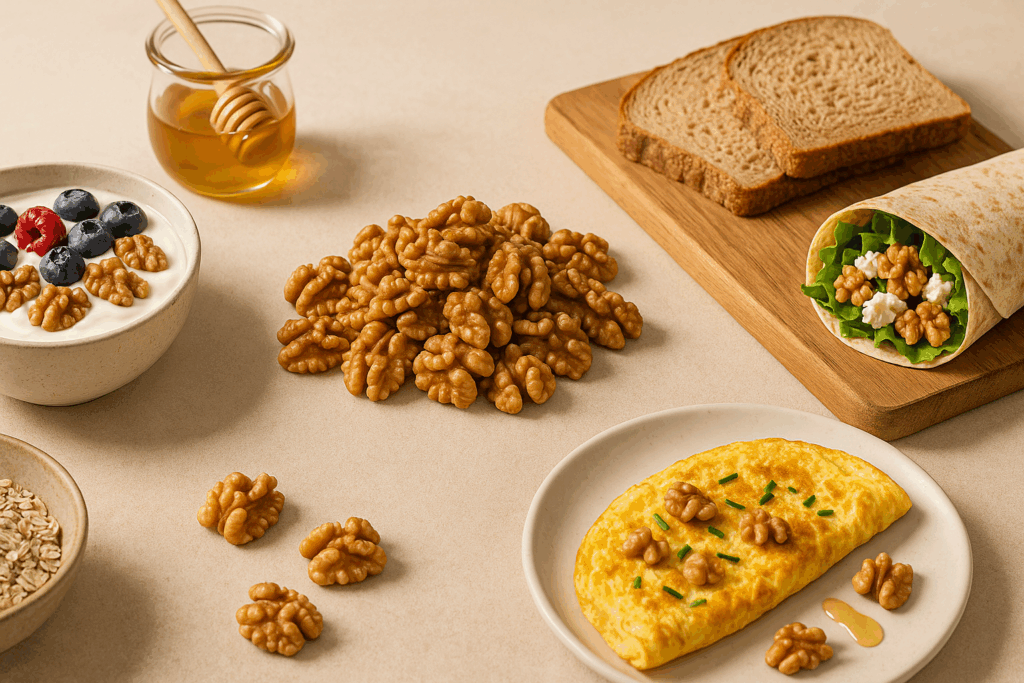 Walnüsse zum Frühstück