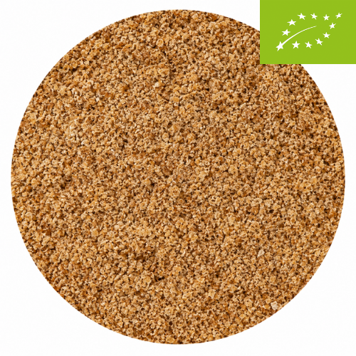 Bio-Leinsamen geschrotet